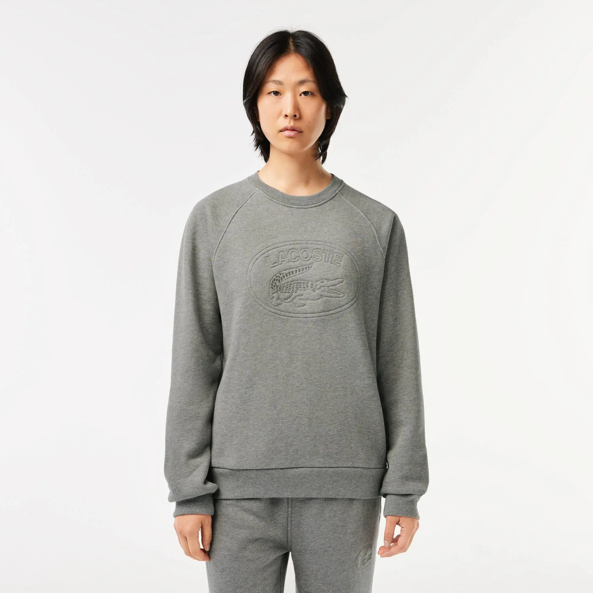 Lacoste Sweatshirt Jogger relaxed fit avec broderie signature. 1