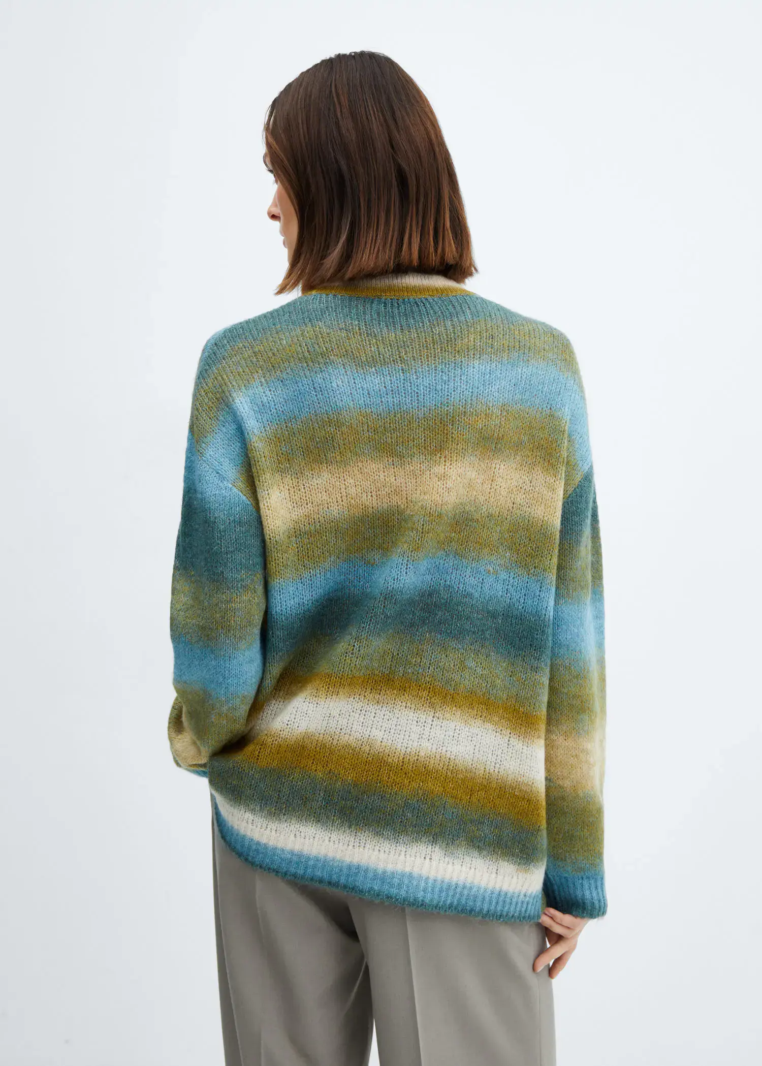 Mango Degraded knitted sweater. 3
