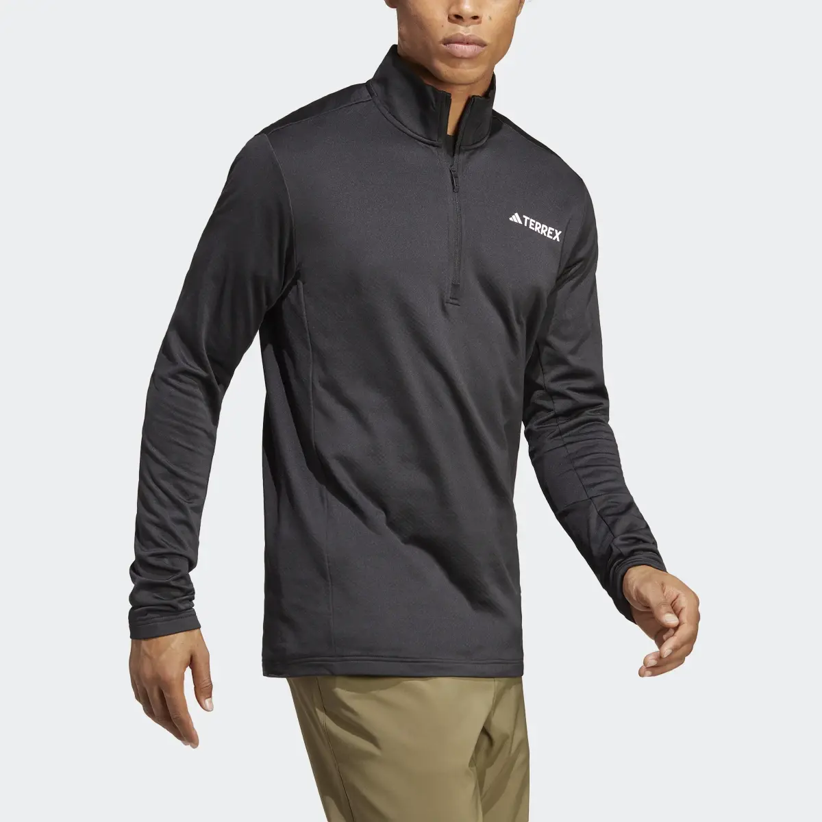 Adidas Sweat-shirt demi-zip molleton Terrex Multi. 1