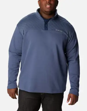 Men's Hart Mountain™ Quilted Half Snap Pullover - Big