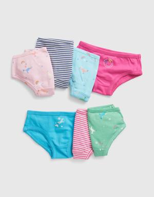Toddler Unicorn Bikini Briefs (7-Pack) pink