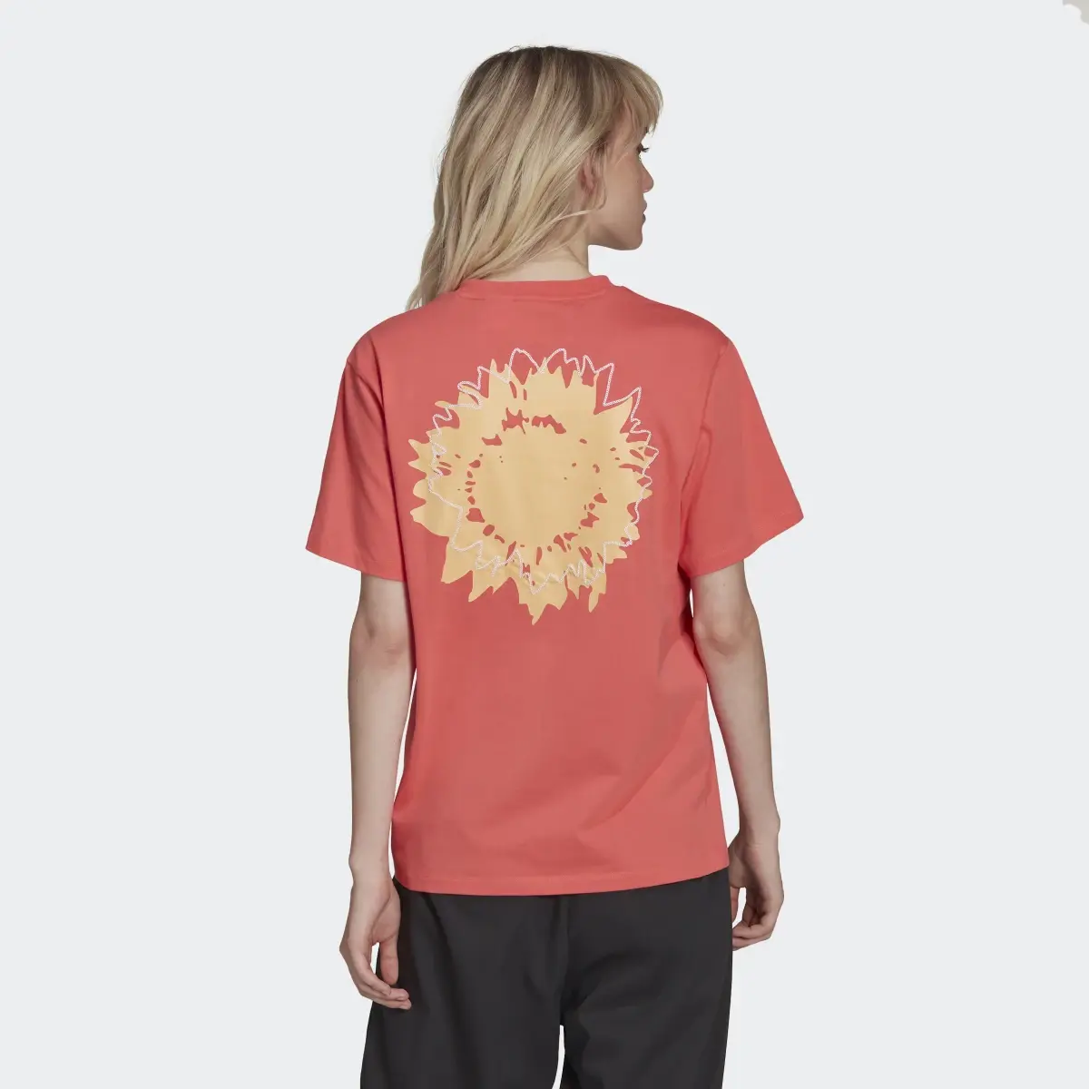 Adidas Sunflower Graphic T-Shirt. 3