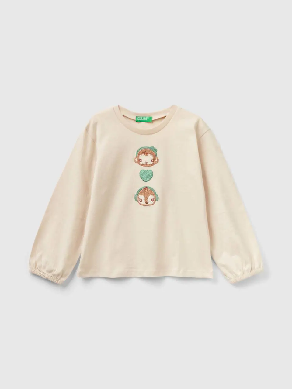 Benetton t-shirt in warm cotton. 1