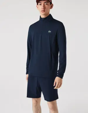 Men's Lacoste SPORT Stretch Zippered Collar Sweatshirt