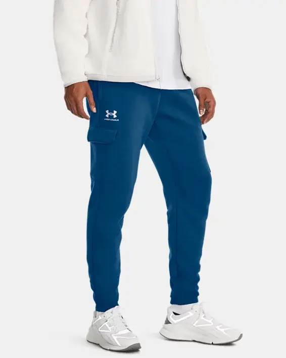 Under Armour Men's UA Essential Fleece Cargo Pants. 1