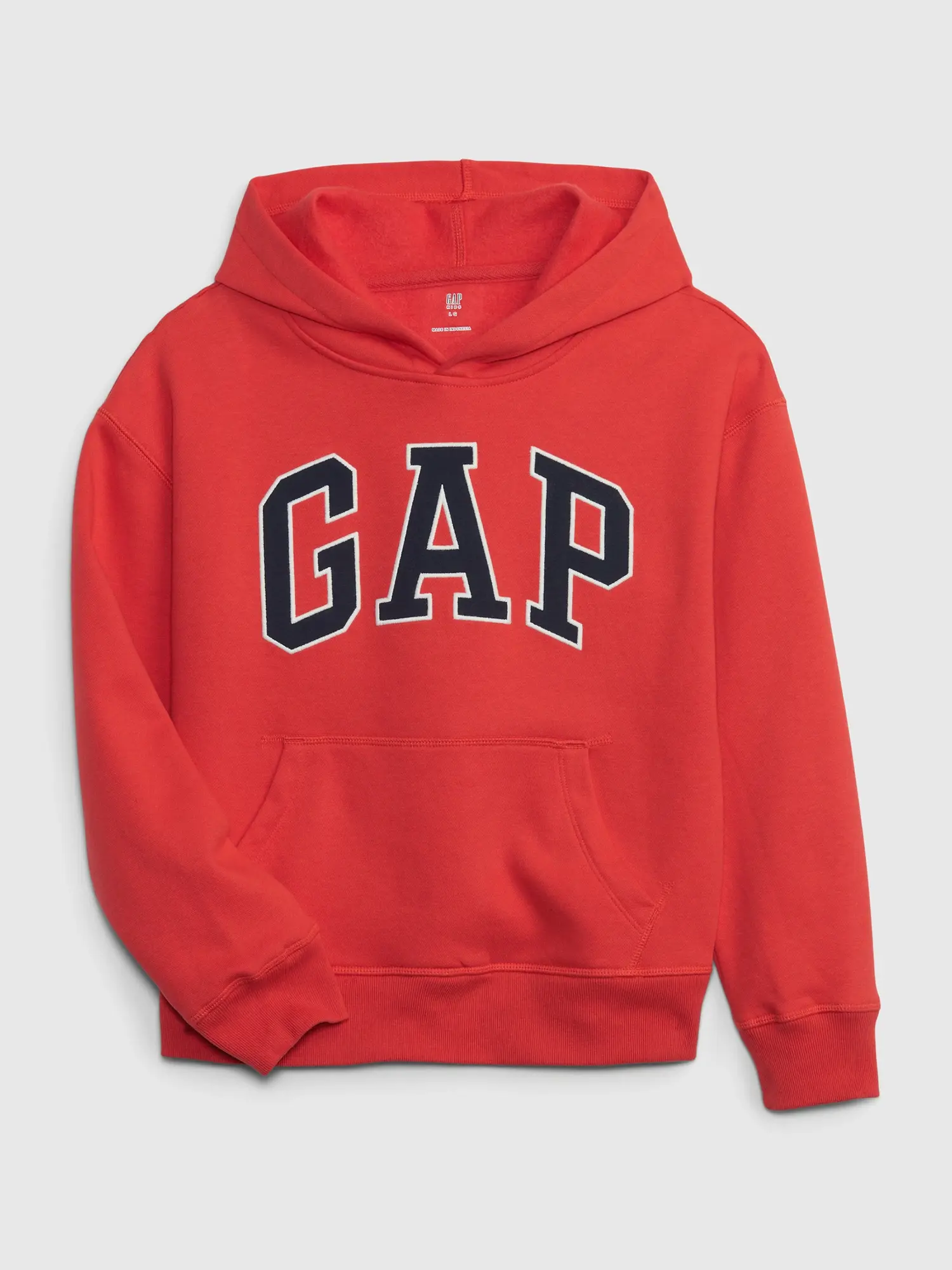 Gap Kids Gap Arch Logo Hoodie red. 1
