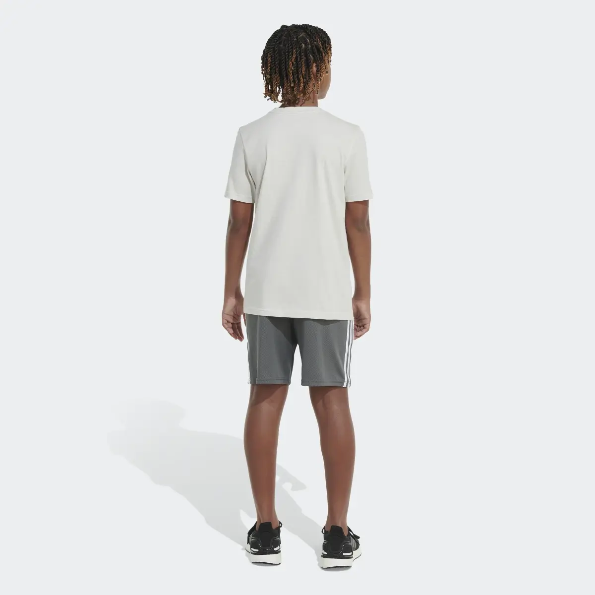 Adidas Short Sleeve 2-Tone Sportswear Logo Tee. 2