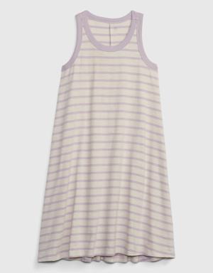 Kids Swing Tank Dress purple