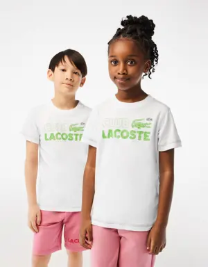 Kids’ Branded Print Organic Cotton T-shirt