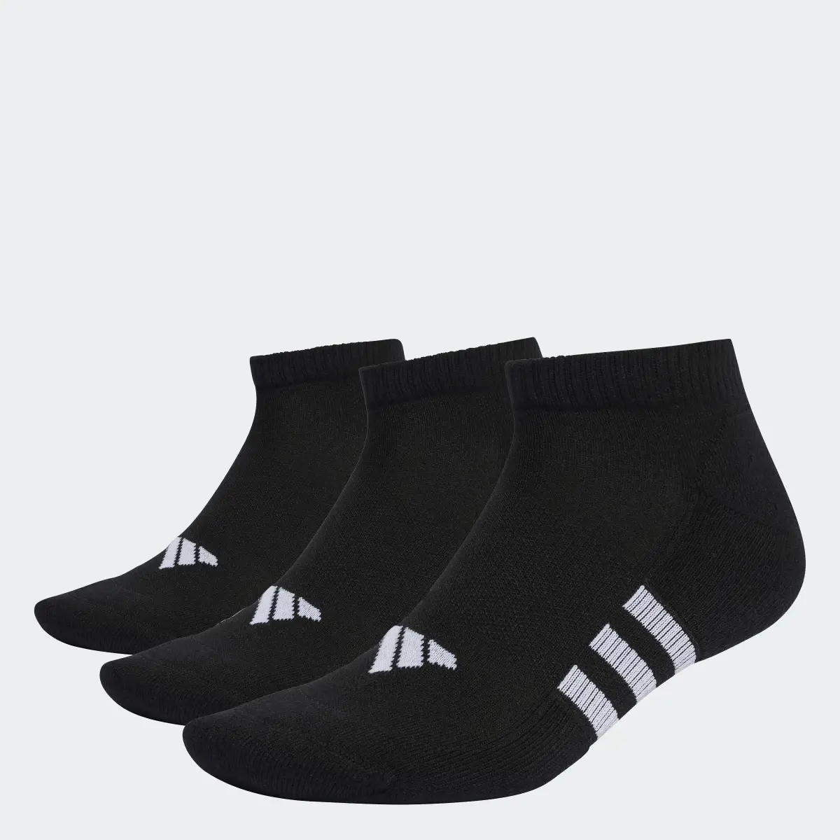Adidas Performance Cushioned Low Socks 3 Pairs. 1