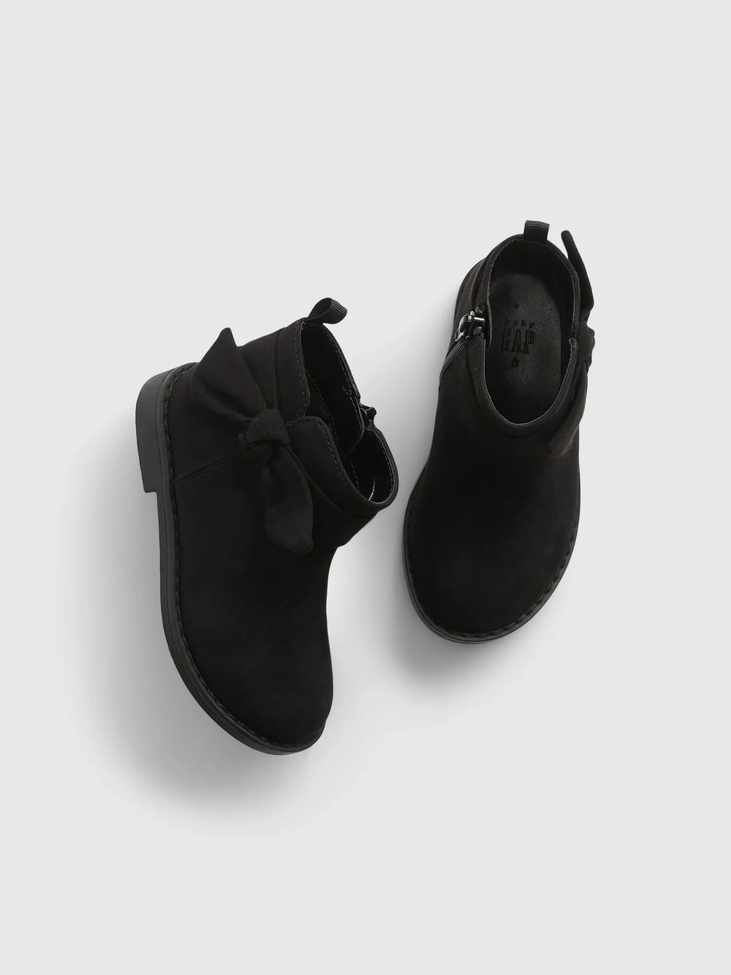 Gap Toddler Bow Boots black. 1
