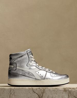 Diadora &#124 Mi Basket Metal Sneaker silver