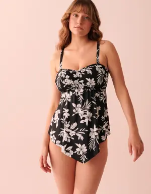 CALIFORNIA D Cup Bandeau Tankini Top