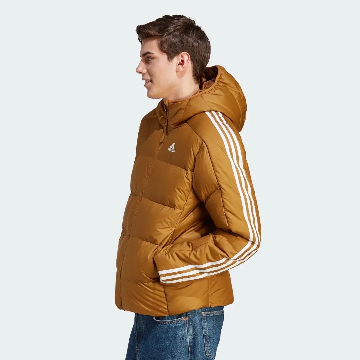 Adidas Kurtka Essentials Midweight Down Hooded. 3