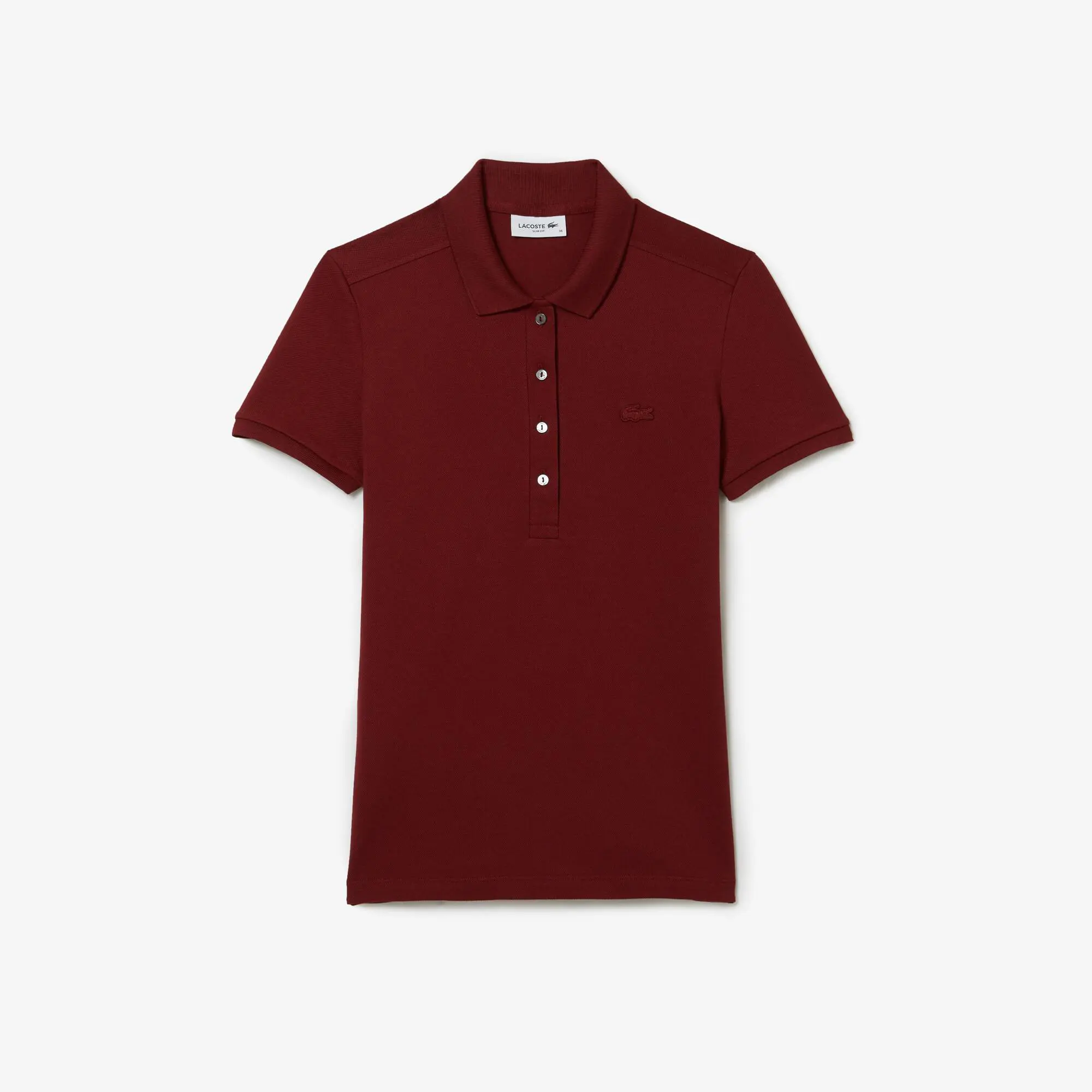 Lacoste Polo Lacoste en piqué de algodón stretch para mujer. 2 Lacoste Polo Lacoste en piqué de algodón stretch para mujer. 2