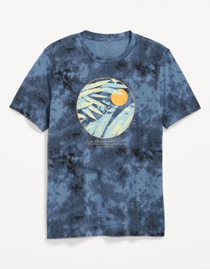 Old Navy Soft-Washed Graphic T-Shirt for Men blue
