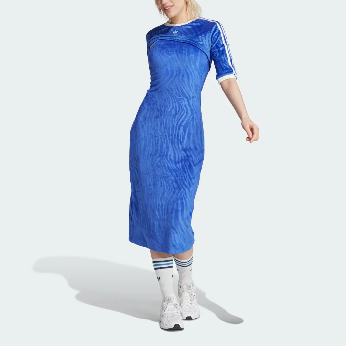 Adidas velour dress online