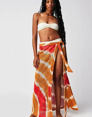 Citrine Net Wrap Skirt