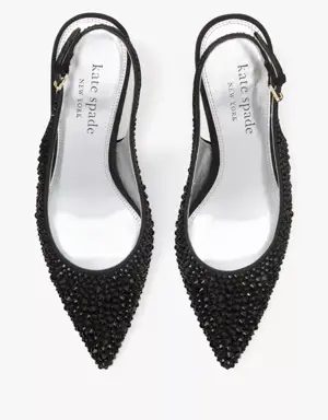 Soiree Crystal Slingback Pumps