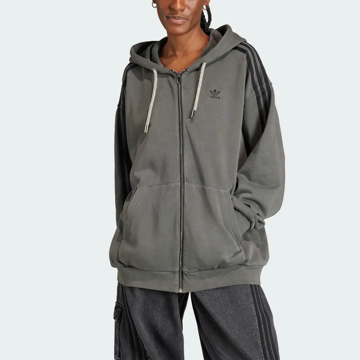 Adidas Bluza z kapturem Adilenium Oversized Full-Zip. 1