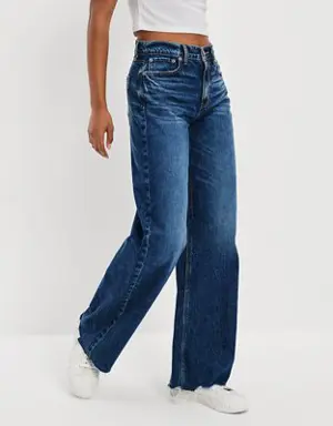 Dreamy Drape Super High-Waisted Baggy Wide-Leg Jean