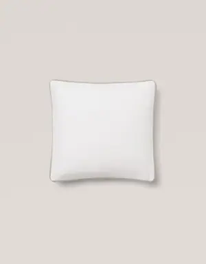 Contrast trim cushion cover 45x45cm