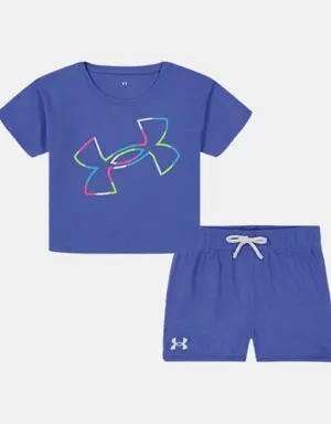 Toddler Girls' UA Jersey Shorts Set