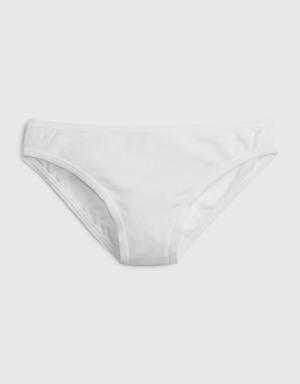 Gap Organic Stretch Cotton Bikini white