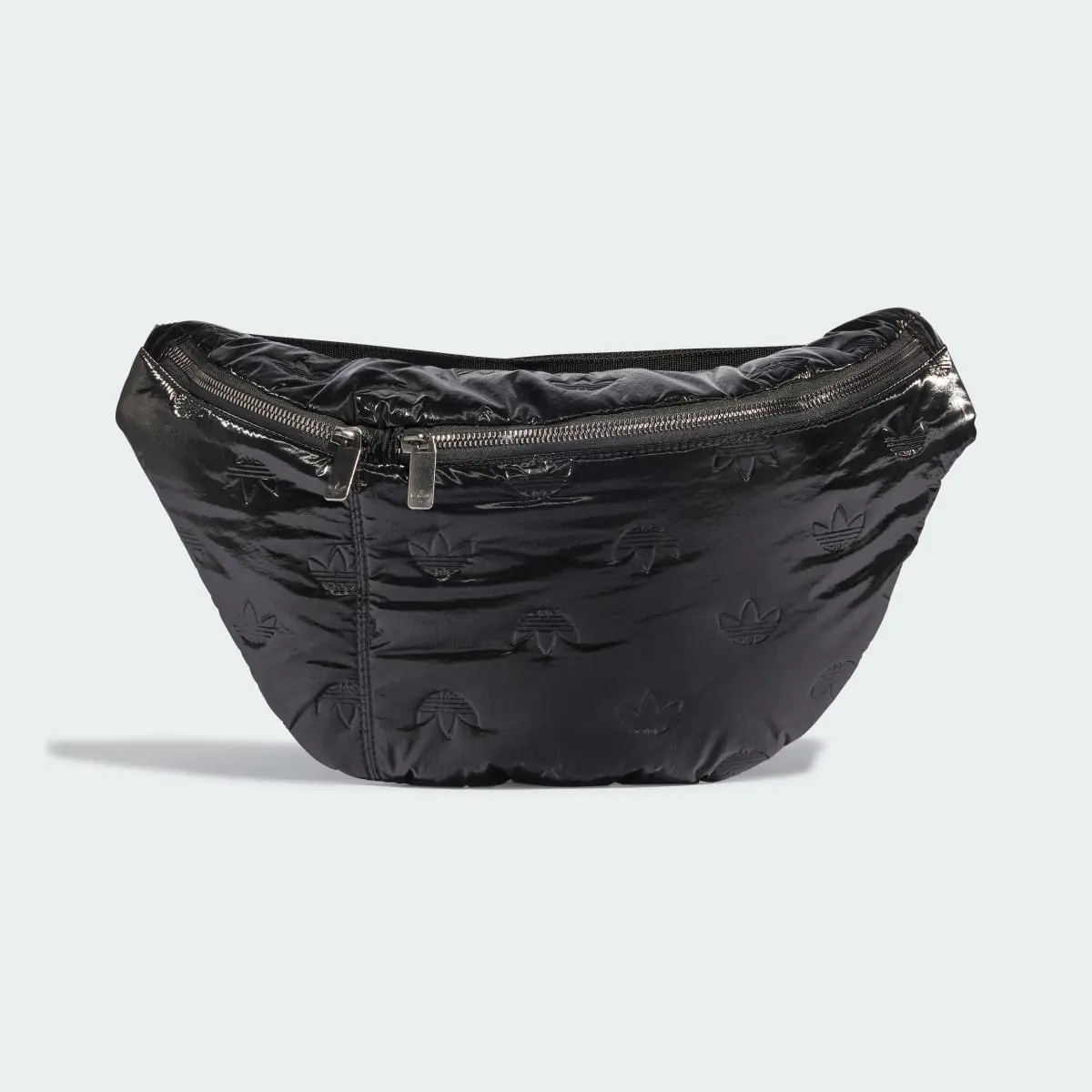 Adidas Puffy Satin Oversized Waist Bag. 2