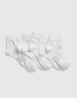 Kids Quarter Crew Socks (3-Pack) beige