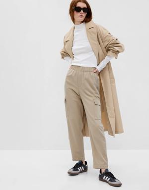 Gap Mid Rise Twill Cargo Pants beige