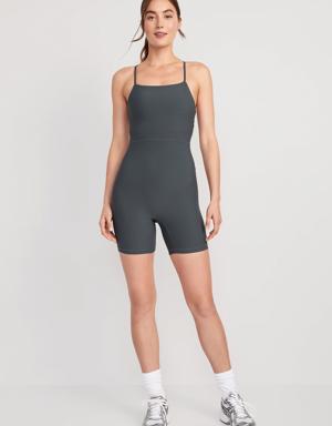 Old Navy PowerLite Lycra® ADAPTIV Short Bodysuit for Women -- 6-inch inseam pink