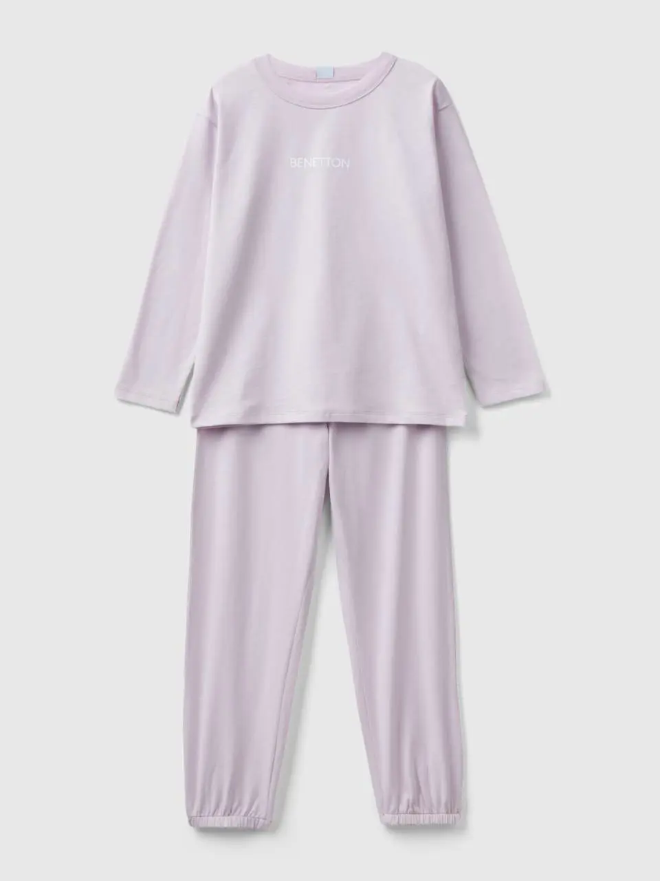Benetton pyjamas in 100% cotton with logo. 1
