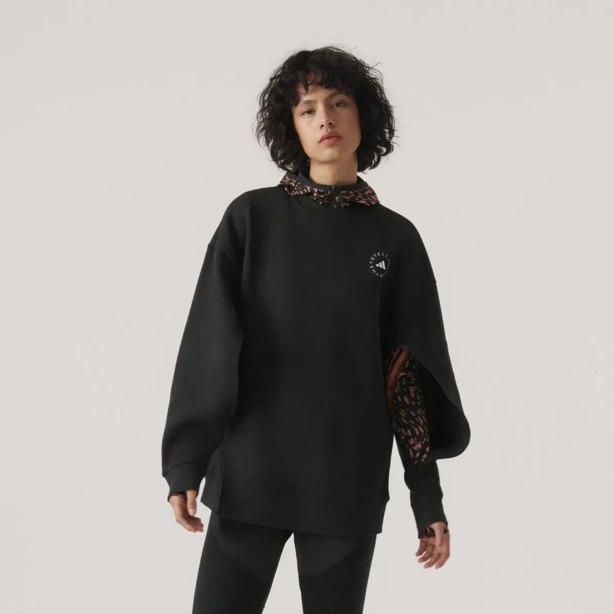 Adidas by Stella McCartney TruePurpose Split-Sleeve Sweatshirt. 1