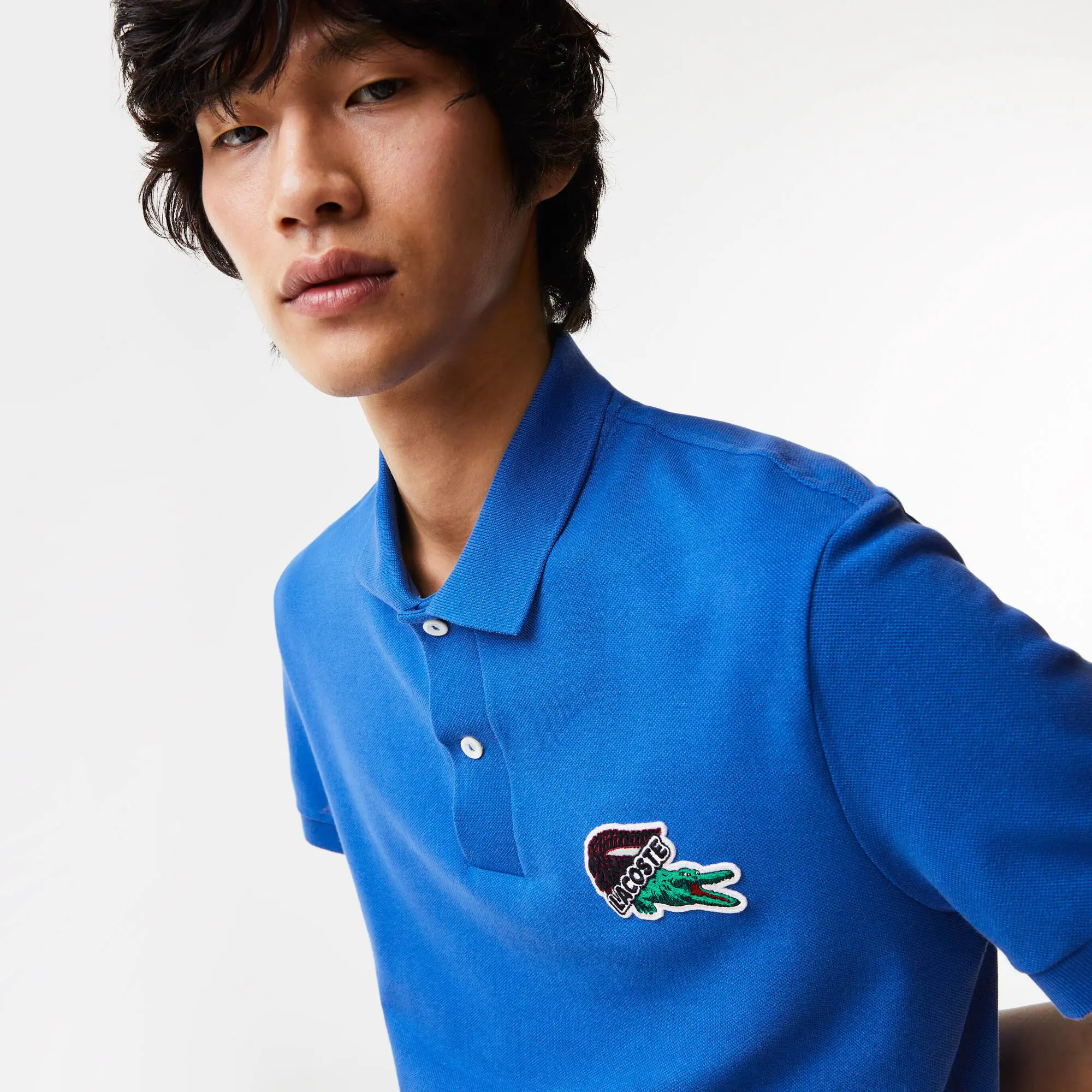 Lacoste Polo de hombre Lacoste Holiday en piqué de algodón ecológico. 1