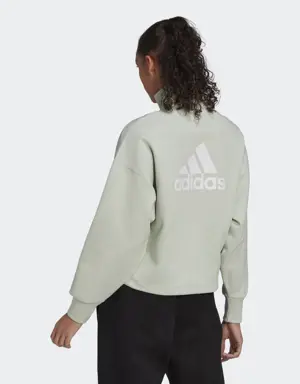 Adidas Sweatshirt de Fecho a 1/4 Badge of Sport Future Icons. 3 Adidas Sweatshirt de Fecho a 1/4 Badge of Sport Future Icons. 3