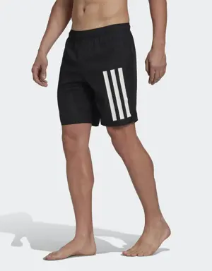 Classic Length 3-Stripes Swim Shorts