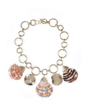 SEA SHELL CHARM NECKLACE