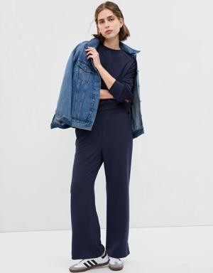 Gap High Rise Cloud Light Wide-Leg Pants blue