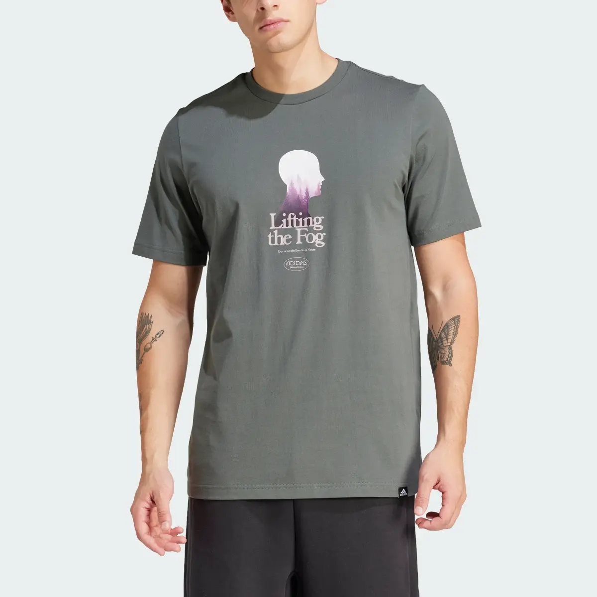 Adidas Lifting The Fog Graphic Tee Spirit of Nature. 1