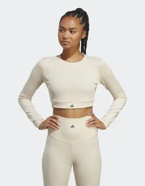 Sports Club Long-Sleeve Top Crop Top