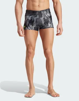 Performance Graphic Boxer-Badehose