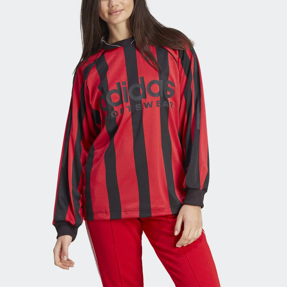 Adidas Jacquard Long-Sleeve Top Jersey. 1