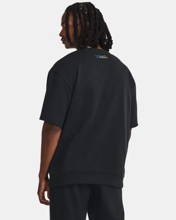 Under Armour Men's Project Rock Heavyweight Terry Crew - 1380155 Under Armour Men's Project Rock Heavyweight Terry Crew - 1380155