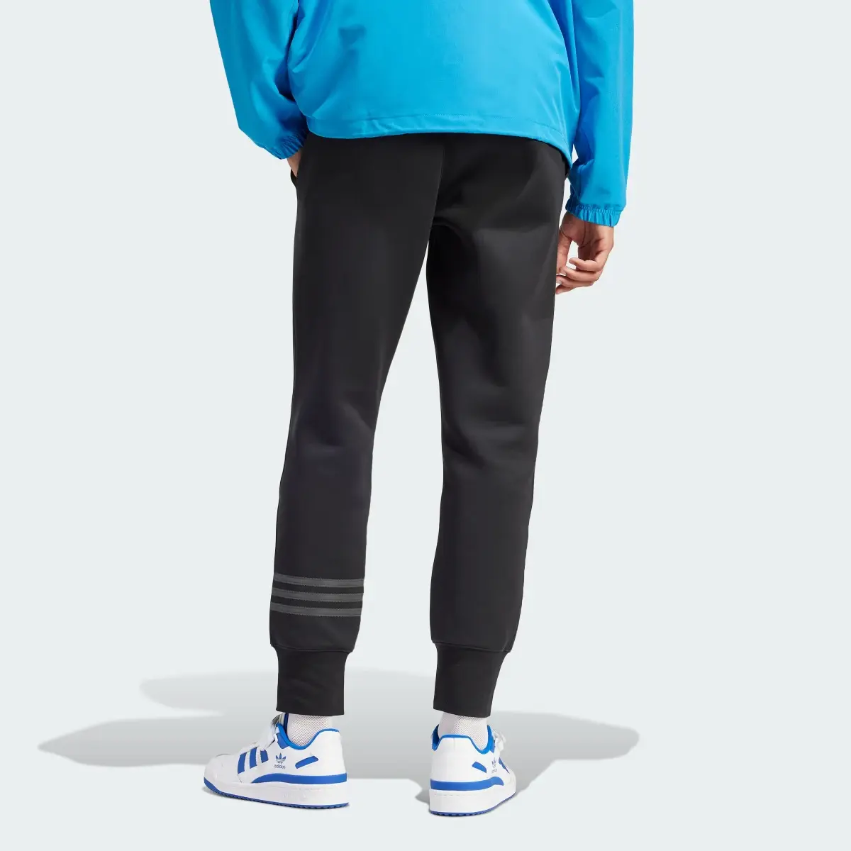 Adidas Street Neuclassics Cuffed Sweat Tracksuit Bottoms. 2