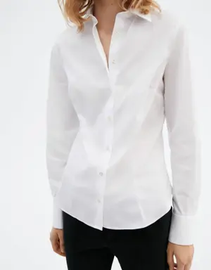 Fitted cotton shirt