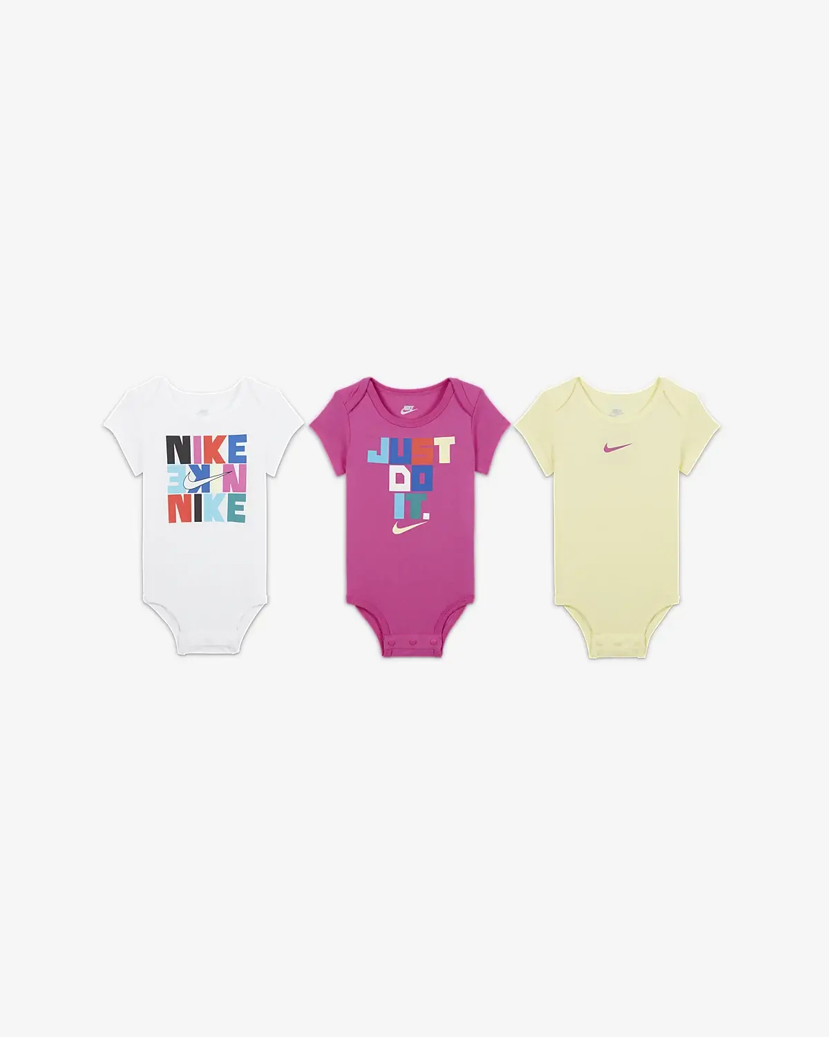 Nike 3-Pack Bodysuit Set. 1