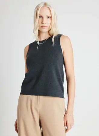 Kit And Ace Dreamy Merino Sleeveless Sweater. 1