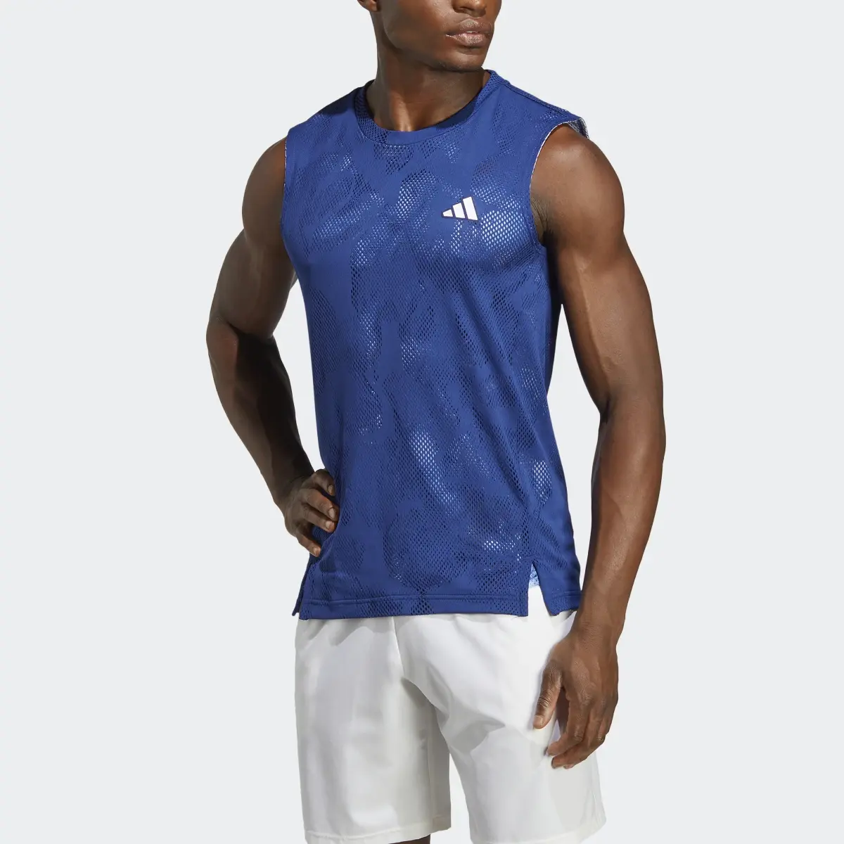 Adidas Melbourne Tennis Sleeveless Tee. 1