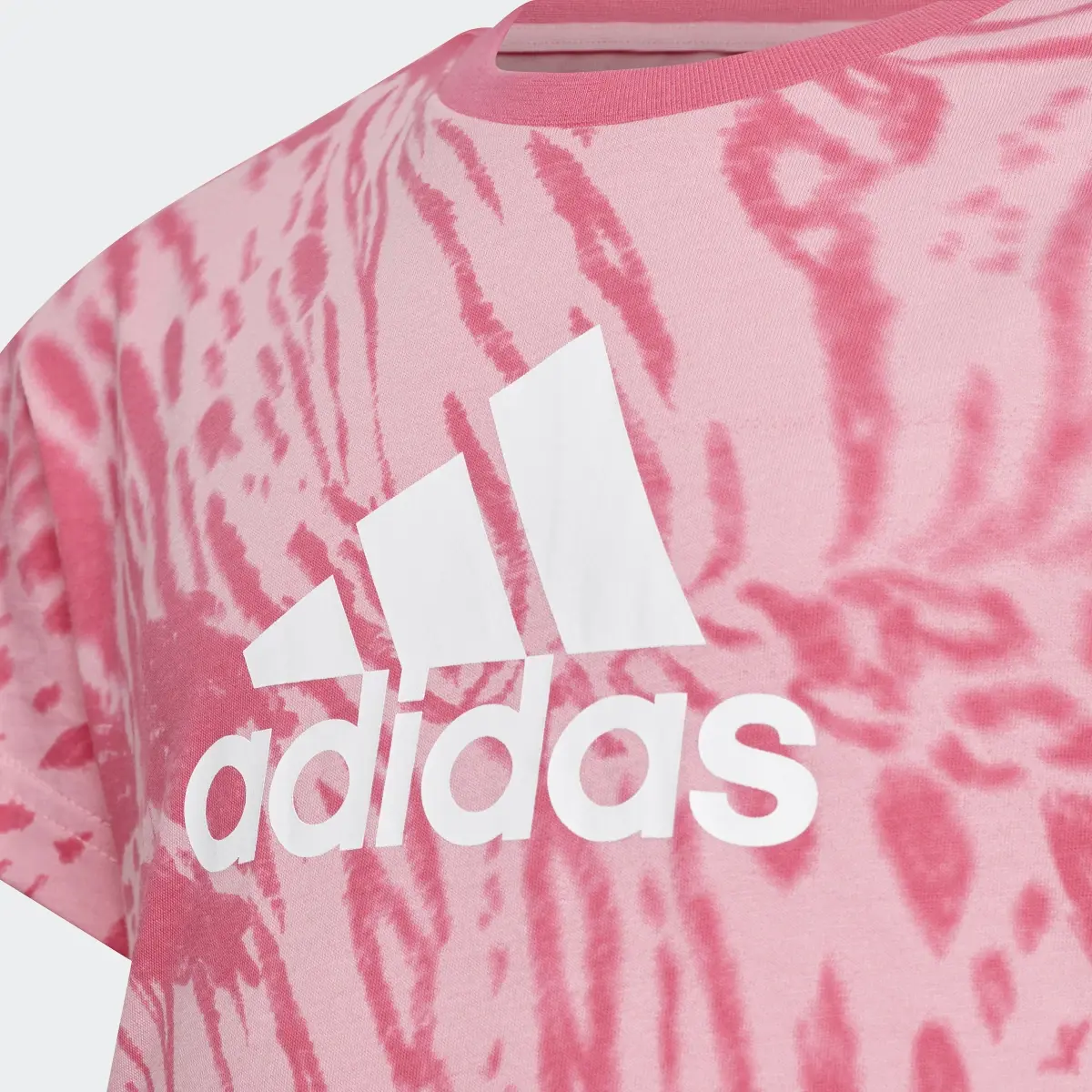 Adidas Future Icons Hybrid Animal Print Cotton Regular T-Shirt. 3